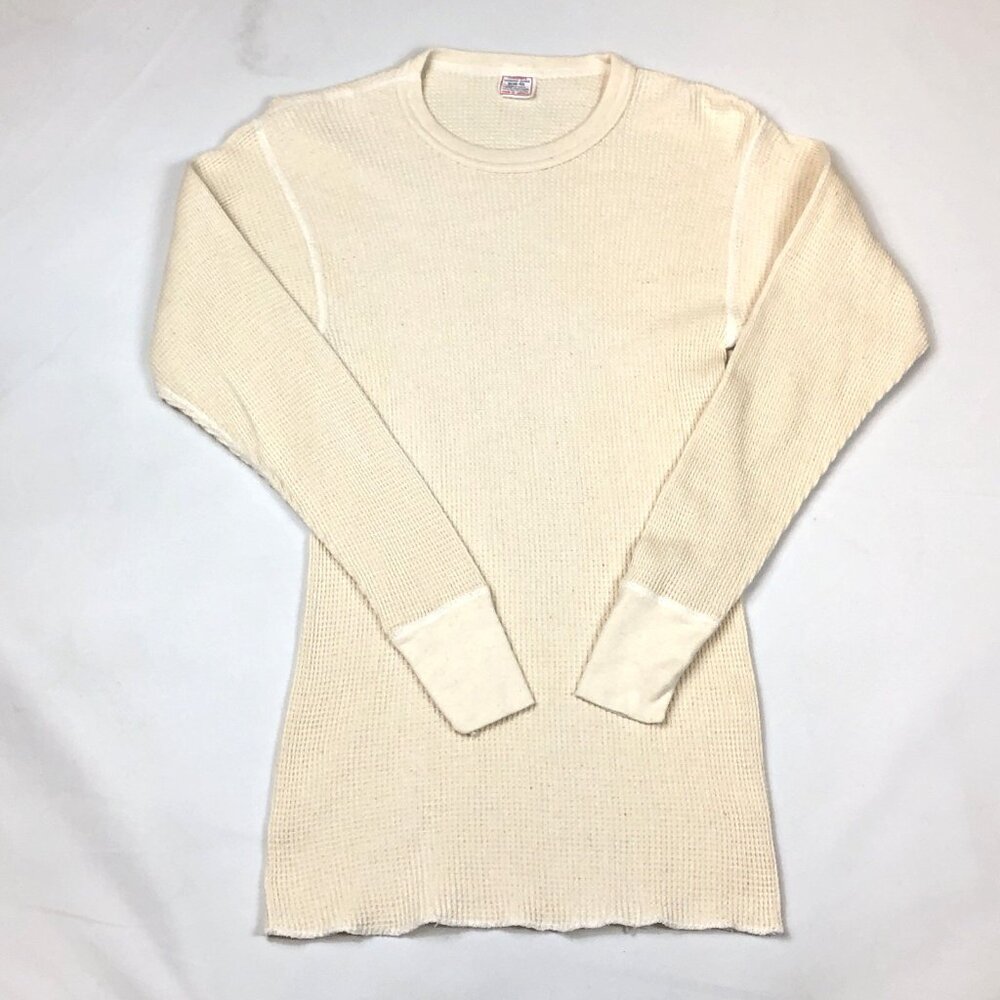 Vintage J.E Morgan’s Working Johns Waffle Thermal Long Sleeve Shirt Size Medium